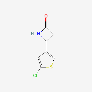 4-(5-Chlorothiophen-3-yl)azetidin-2-one