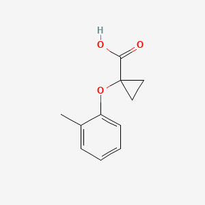 1-(o-Tolyloxy)cyclopropane-1-carboxylic acid