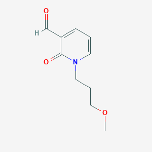 1-(3-Methoxypropyl)-2-oxo-1,2-dihydropyridine-3-carbaldehyde