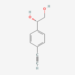 (S)-1-(4-Ethynylphenyl)ethane-1,2-diol