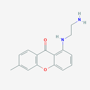 molecular formula C16H16N2O2 B1333083 1-[(2-aminoethyl)amino]-6-methyl-9H-xanthen-9-one CAS No. 359028-07-2