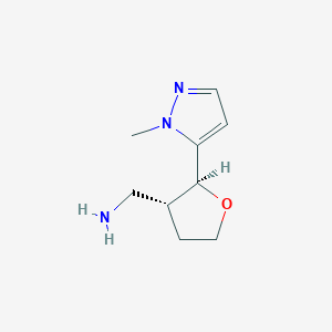 Rel-((2S,3R)-2-(1-methyl-1H-pyrazol-5-yl)tetrahydrofuran-3-yl)methanamine