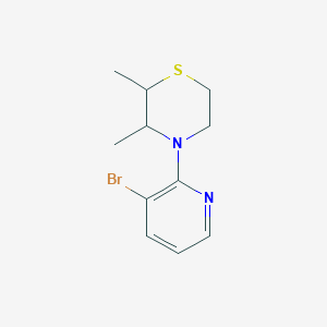 4-(3-Bromopyridin-2-yl)-2,3-dimethylthiomorpholine