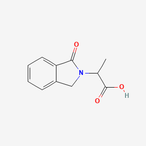 molecular formula C11H11NO3 B1333086 2-(1-氧代-1,3-二氢-2H-异吲哚-2-基)丙酸 CAS No. 67266-14-2
