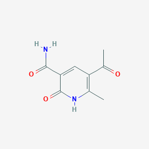B1333089 5-Acetyl-6-methyl-2-oxo-1,2-dihydropyridine-3-carboxamide CAS No. 52600-60-9