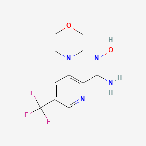 N-Hydroxy-3-morpholino-5-(trifluoromethyl)picolinimidamide