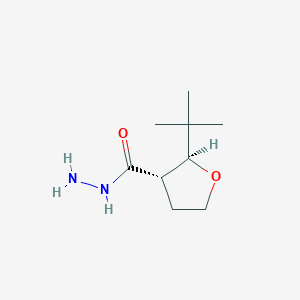 (2S,3S)-2-(tert-Butyl)tetrahydrofuran-3-carbohydrazide