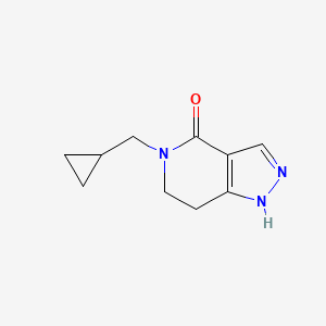 5-(Cyclopropylmethyl)-2,5,6,7-tetrahydro-4H-pyrazolo[4,3-c]pyridin-4-one