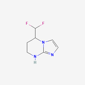 5-(Difluoromethyl)-5H,6H,7H,8H-imidazo[1,2-a]pyrimidine