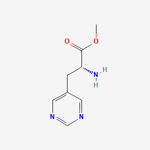 Methyl (R)-2-amino-3-(pyrimidin-5-yl)propanoate