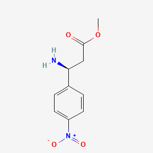 Methyl (S)-3-amino-3-(4-nitrophenyl)propanoate