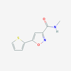 N-Methyl-5-(thiophen-2-yl)isoxazole-3-carboxamide