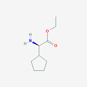 Ethyl (R)-2-amino-2-cyclopentylacetate