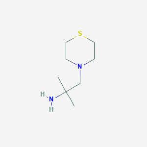 2-Methyl-1-thiomorpholinopropan-2-amine