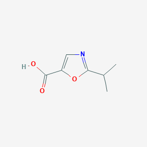 molecular formula C7H9NO3 B13331083 2-Isopropyloxazole-5-carboxylic acid 