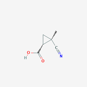 Rel-(1R,2R)-2-cyano-2-methylcyclopropane-1-carboxylic acid