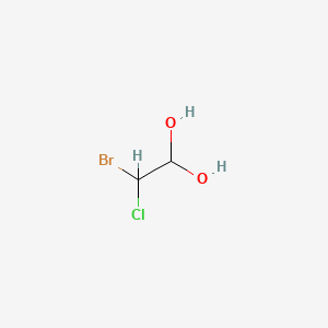 2-Bromo-2-chloroethane-1,1-diol