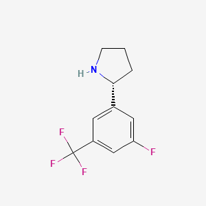 (R)-2-(3-Fluoro-5-(trifluoromethyl)phenyl)pyrrolidine