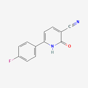 B1333113 6-(4-Fluorophenyl)-2-oxo-1,2-dihydropyridine-3-carbonitrile CAS No. 31755-80-3