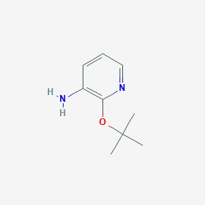 molecular formula C9H14N2O B13331150 2-(Tert-butoxy)pyridin-3-amine 