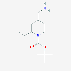 tert-Butyl 4-(aminomethyl)-2-ethylpiperidine-1-carboxylate