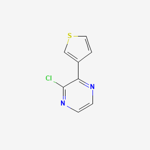 2-Chloro-3-(thiophen-3-yl)pyrazine