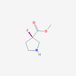 Methyl (R)-3-fluoropyrrolidine-3-carboxylate