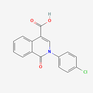 B1333129 2-(4-Chlorophenyl)-1-oxo-1,2-dihydroisoquinoline-4-carboxylic acid CAS No. 78364-19-9