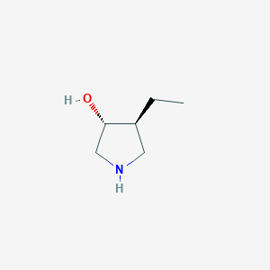 Rel-(3R,4S)-4-ethylpyrrolidin-3-ol