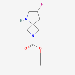 tert-Butyl 7-fluoro-2,5-diazaspiro[3.4]octane-2-carboxylate