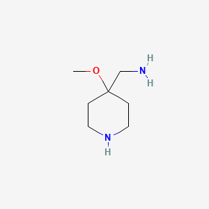 (4-Methoxypiperidin-4-yl)methanamine