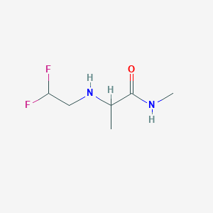 2-[(2,2-Difluoroethyl)amino]-N-methylpropanamide