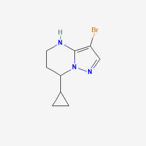 3-Bromo-7-cyclopropyl-4H,5H,6H,7H-pyrazolo[1,5-a]pyrimidine