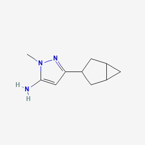 3-(Bicyclo[3.1.0]hexan-3-YL)-1-methyl-1H-pyrazol-5-amine