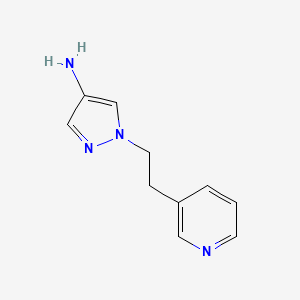 1-[2-(Pyridin-3-YL)ethyl]-1H-pyrazol-4-amine