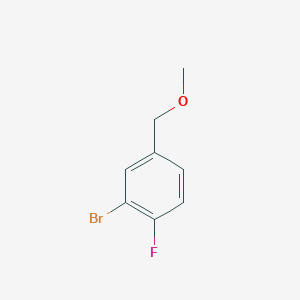 molecular formula C8H8BrFO B1333166 2-溴-1-氟-4-(甲氧甲基)苯 CAS No. 887268-22-6