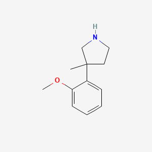 3-(2-Methoxyphenyl)-3-methylpyrrolidine