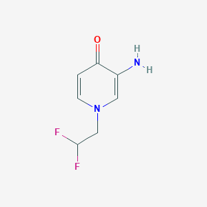 3-Amino-1-(2,2-difluoroethyl)-1,4-dihydropyridin-4-one