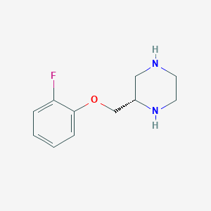 (S)-2-((2-Fluorophenoxy)methyl)piperazine