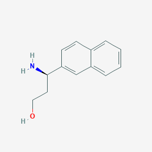 (3R)-3-Amino-3-(2-naphthyl)propan-1-OL