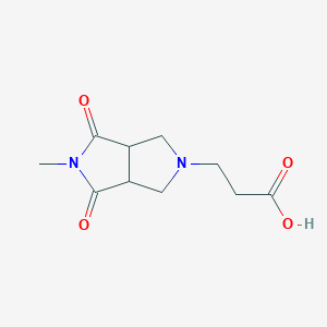 3-(5-methyl-4,6-dioxohexahydropyrrolo[3,4-c]pyrrol-2(1H)-yl)propanoic acid