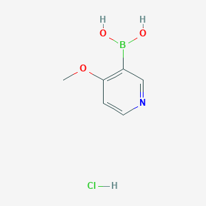 molecular formula C6H9BClNO3 B1333181 (4-甲氧基吡啶-3-基)硼酸盐酸盐 CAS No. 874959-97-4