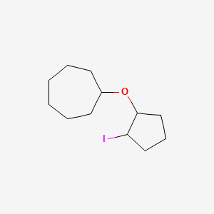 [(2-Iodocyclopentyl)oxy]cycloheptane