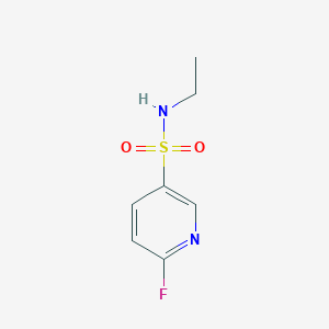 molecular formula C7H9FN2O2S B13331891 N-Ethyl-6-fluoropyridine-3-sulfonamide 