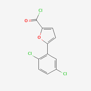 molecular formula C11H5Cl3O2 B1333196 5-(2,5-ジクロロフェニル)フラン-2-カルボニルクロリド CAS No. 380906-80-9