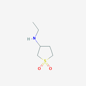 molecular formula C6H13NO2S B1333203 3-(乙氨基)噻烷-1,1-二酮 CAS No. 202277-72-3