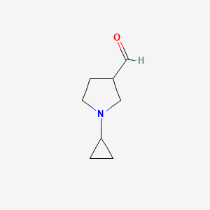 1-Cyclopropylpyrrolidine-3-carbaldehyde