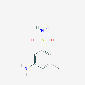 3-Amino-N-ethyl-5-methylbenzene-1-sulfonamide