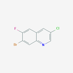 7-Bromo-3-chloro-6-fluoroquinoline