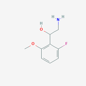 2-Amino-1-(2-fluoro-6-methoxyphenyl)ethan-1-OL